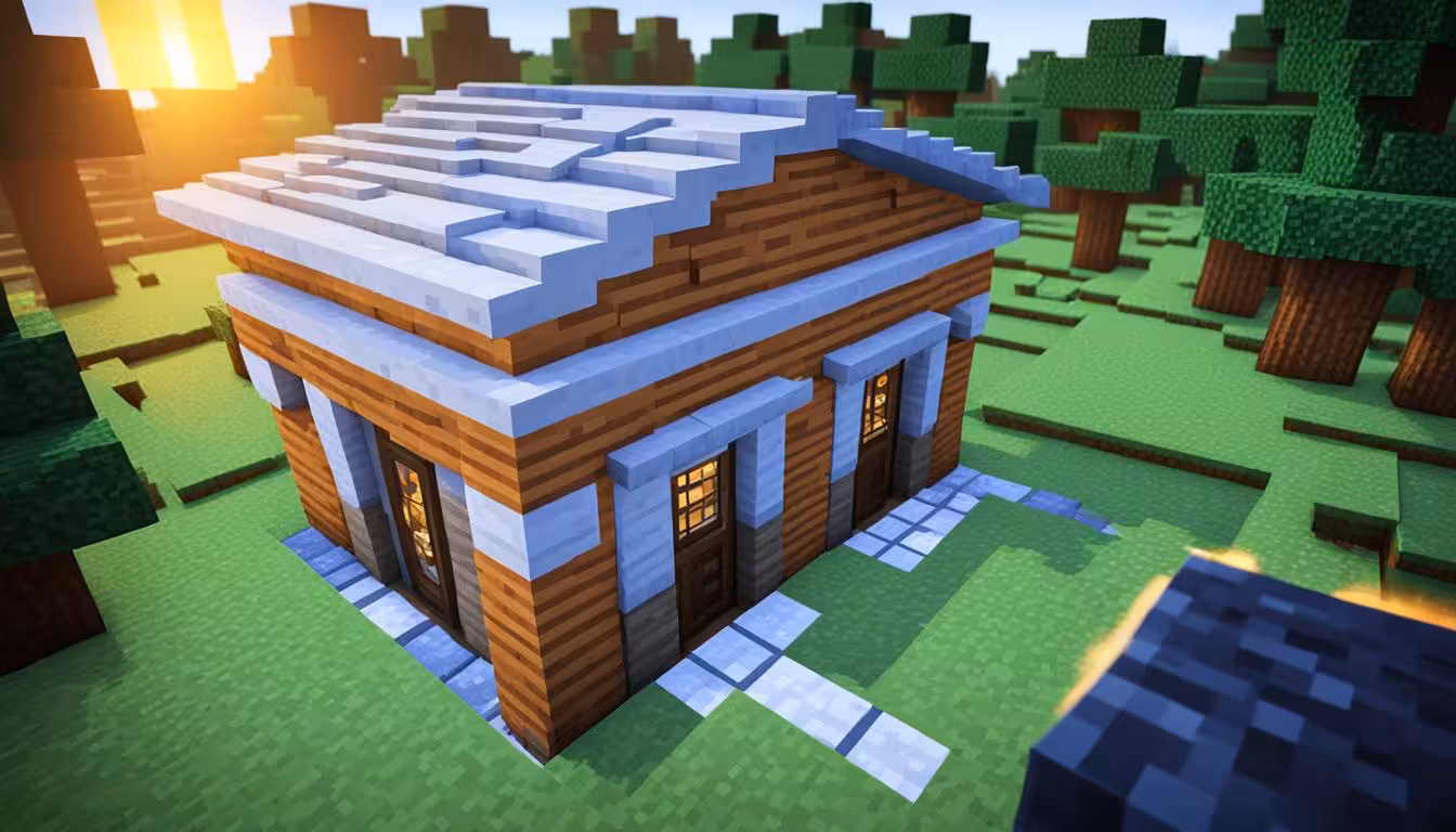 Jak zrobić dach w Minecraft?