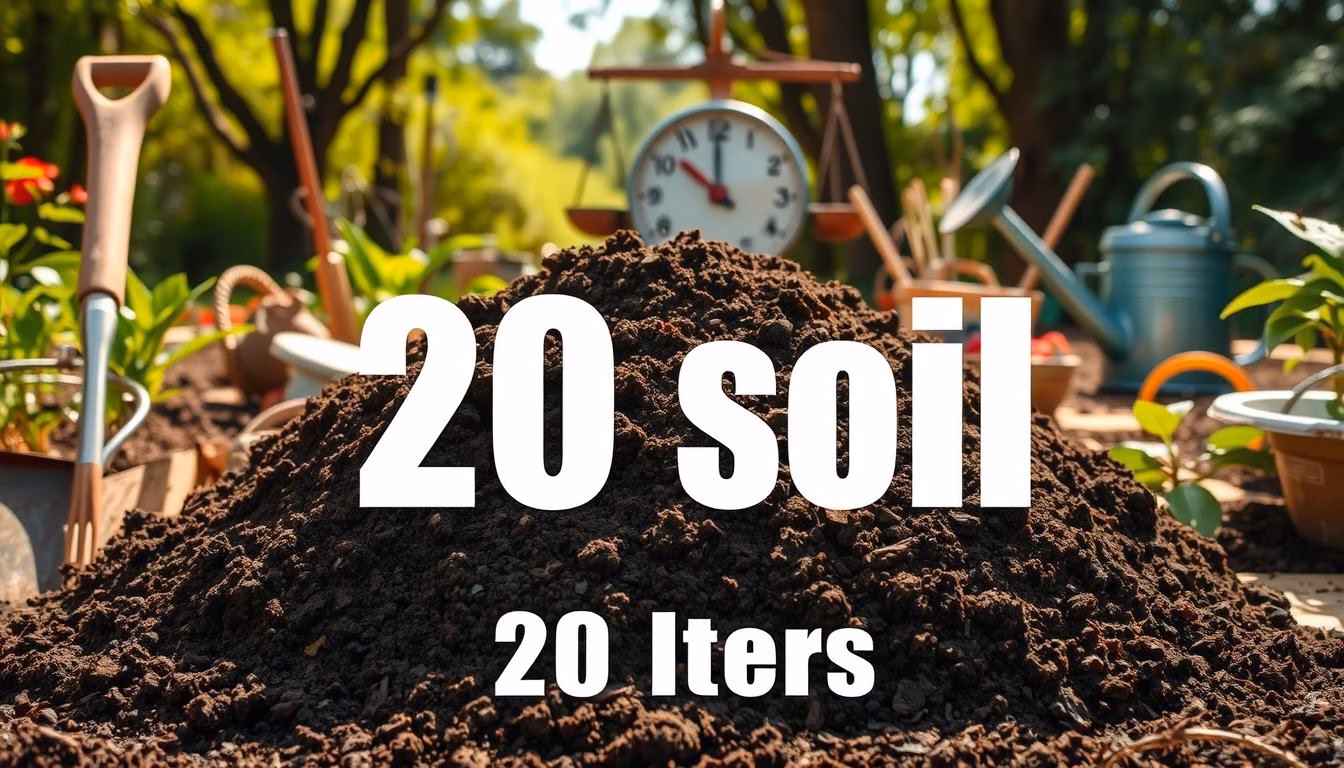 20 l ziemi – ile to kg?